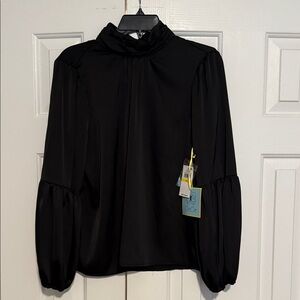 CeCe Women's Elegant Black Blouse